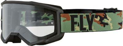 Fly Racing Goggles Focus Green Camo /Black
