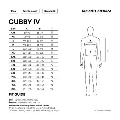 Rebelhorn Textil Mc-Jacka Cubby IV Svart