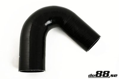 Silikonslang Svart 135 grader 3 - 3,5´´ (76-89mm)