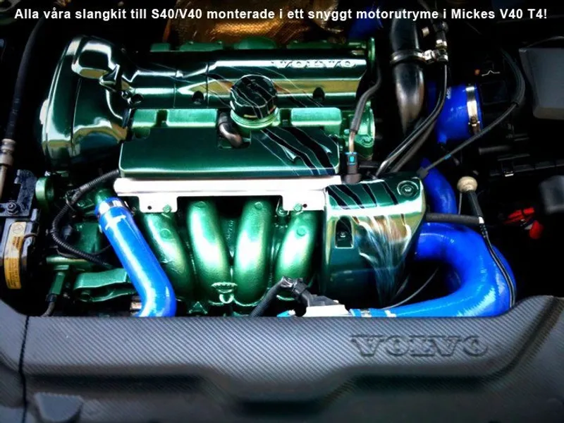 Inloppsslang Volvo S40/V40 2.0T/T4 (98–04) Röd