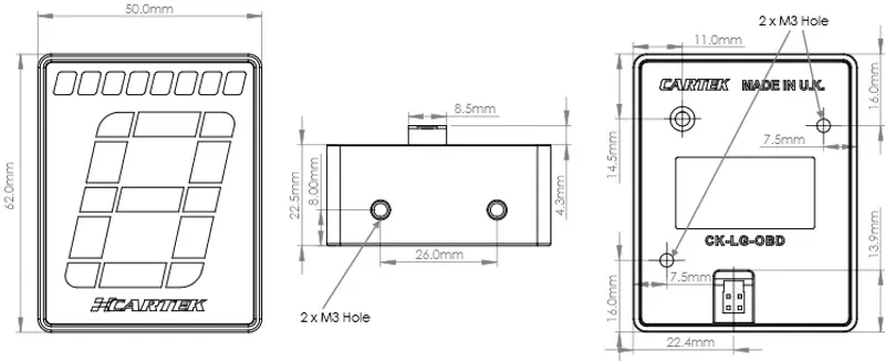 CARTEK Gear Indicator (OBD2)