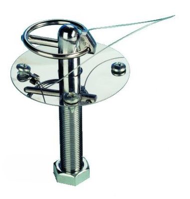 Huvlåssats med utvändig snabblåsning – Krom