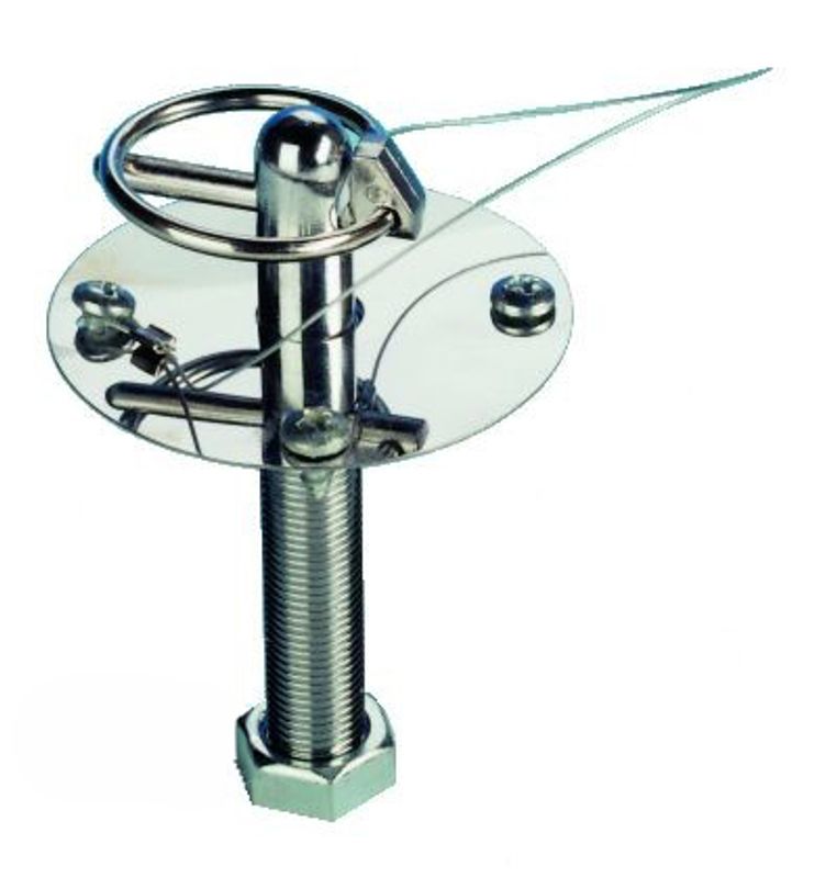 Huvlåssats med utvändig snabblåsning – Krom