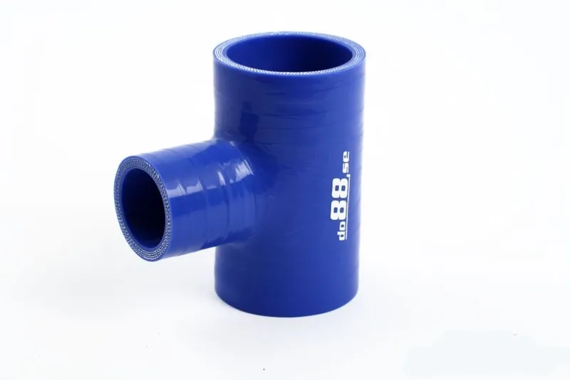 Silikonslang Blå T 2’’ + 1,25’’ (51mm+32mm)