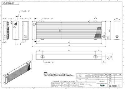 16 bar Setrab Heavy duty oil coolers/Oljekylare