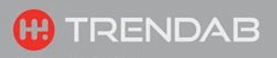 Trendab dekal dataskuren  400x67mm /vit/svart text