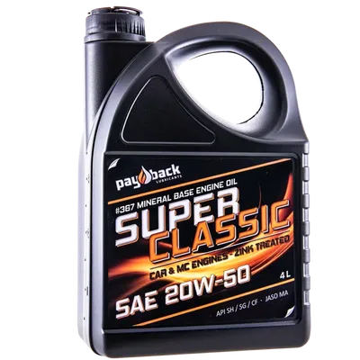Mineral olja zink Super Classic SAE 20W50 4L