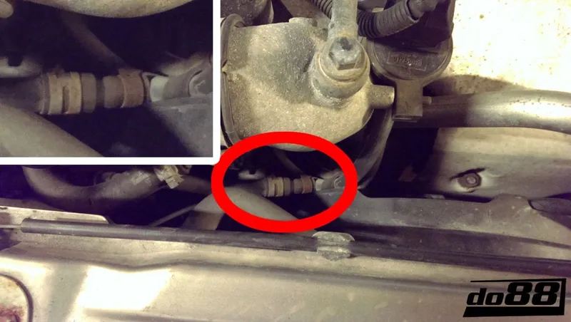 Evakueringsslang Svart Saab 9-5 (98–10)