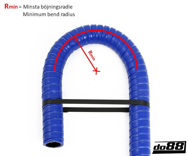 Flexibel Silikonslang svart 1,375 tum