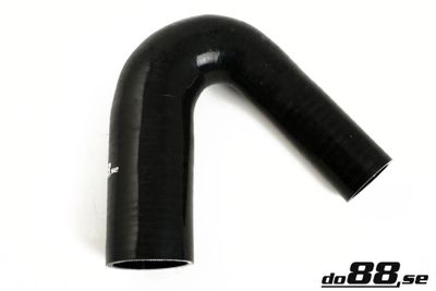 Silikonslang Svart 135 grader 1 - 1,5´´ (25-38mm)