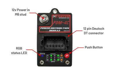 CARTEK Power Distribution Module (4 Channel with CAN)