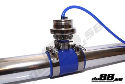 Silikonslang Blå T 2,125’’ + 1,25’’ (54+32mm)