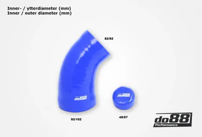 Porsche 996 & 997 Carrera C2/C4 Inloppsslang Blå