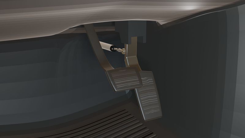 Fjäderbensgivare Linjär 0–100 mm