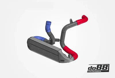 BigPack Intercooler + Tryckrör Svart Polo GTI AW / A1 40 TFSI