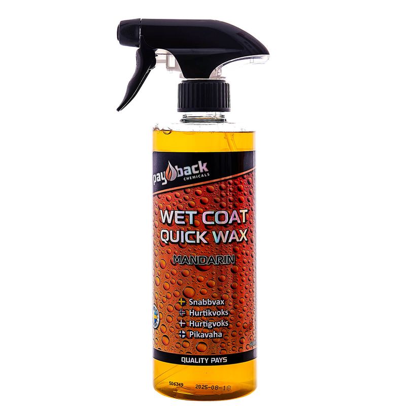 Snabbvax wet coat- Mandarin 500ml