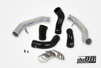Volvo S60 V60 XC60 V70 XC70 S80 3.0L T6 Tryckrör med Svarta slangar