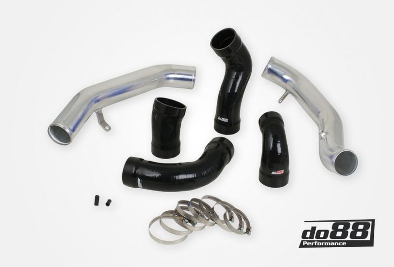 Volvo S60 V60 XC60 V70 XC70 S80 3.0L T6 Tryckrör med Svarta slangar