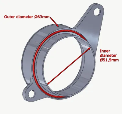 Porsche 991 Turbo (13–) Inloppsslangar Svart