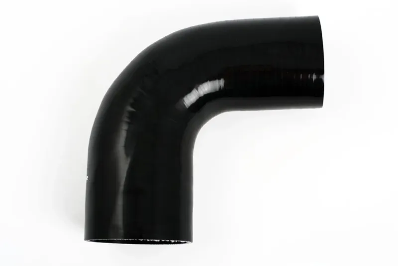 Silikonslang Svart 90° 3,125–3,5" (80–89mm)