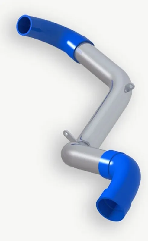 Volvo V70/S80 (2008–2015) Tryckrör med Blå Slangar