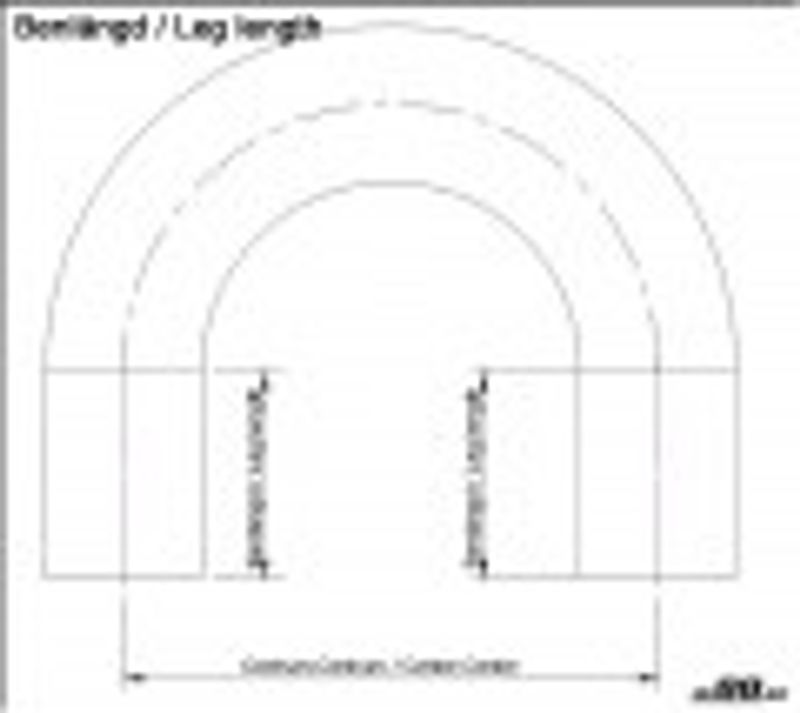 Silikonslang 180gr vinkel 76mm (3tum)