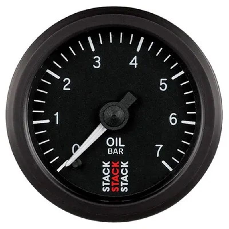 STACK Professionell 52 mm Oljetrycksmätare 0–7 bar