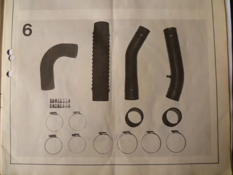 Volvo 240 Turbo (B21FT) Tryckslangar Blå