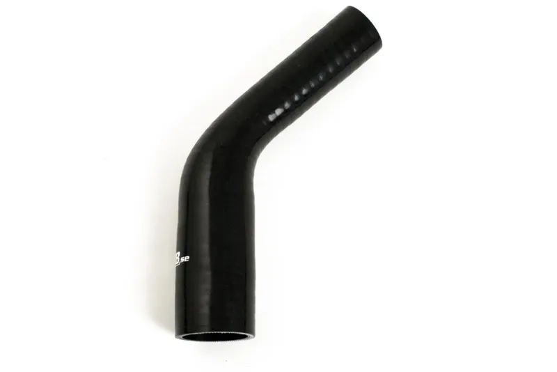 Silikonslang Svart 45° 1,25–1,5" (32–38 mm)