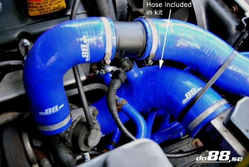 Volvo 740/940 Turbo (90–98) Inloppsslang Blå