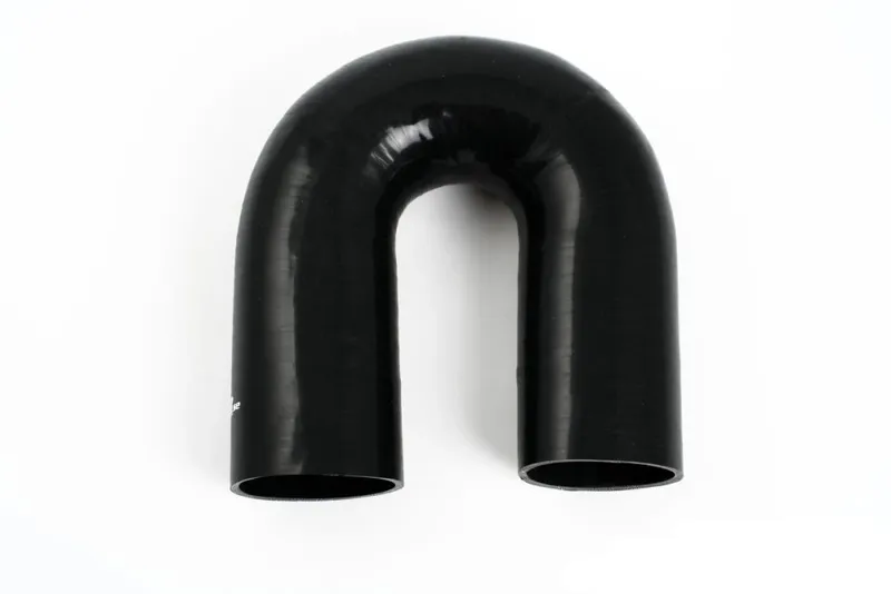 Silikonslang Svart 180° 3,125" (80mm)
