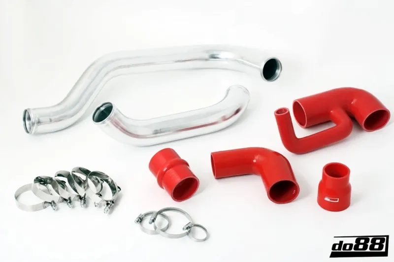 Volvo 850/C70/S70/V70/XC70 Turbo Tryckrör med Röda Slangar