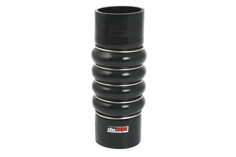 Silikonslang Svart Flexkoppling 4-Steg 2,75" (70mm)
