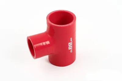 Silikonslang Röd T 2" + 1,25" (51+32mm)
