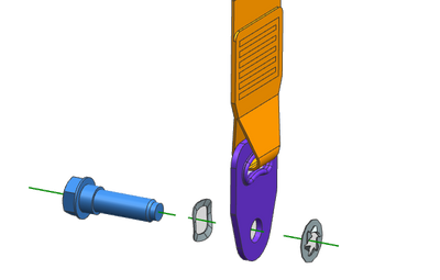 3-punkts Sadelbälte Retractable