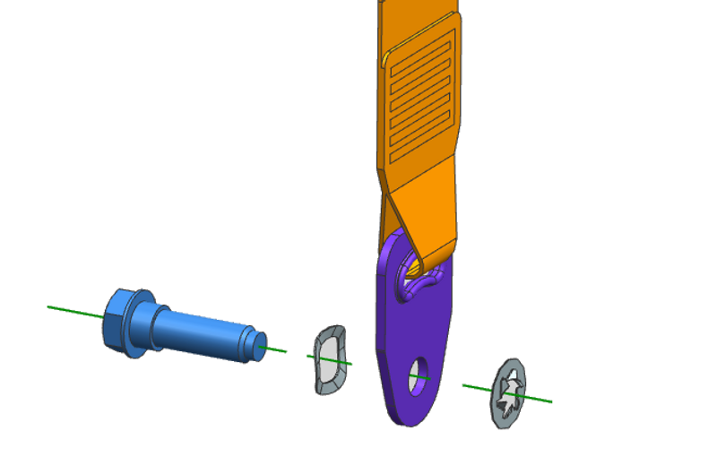 3-punkts Sadelbälte Retractable