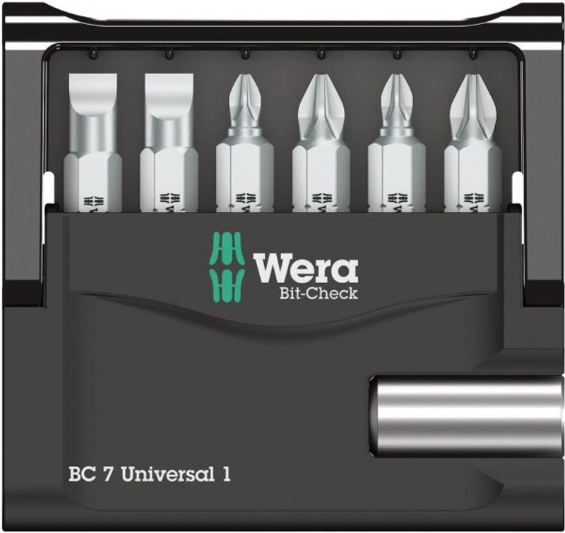 WERA Bit-Check 7 Universal 1 SB