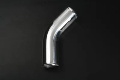 Aluminiumrör 45° 3,5" (89mm)