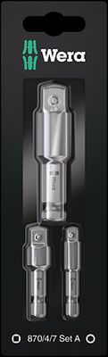 WERA 870/4/7 Adaptor-set