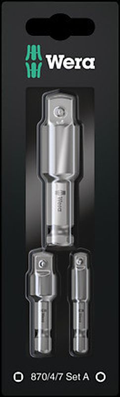 WERA 870/4/7 Adaptor-set