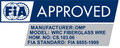 OMP WRC-R Glasfiber Racingstol