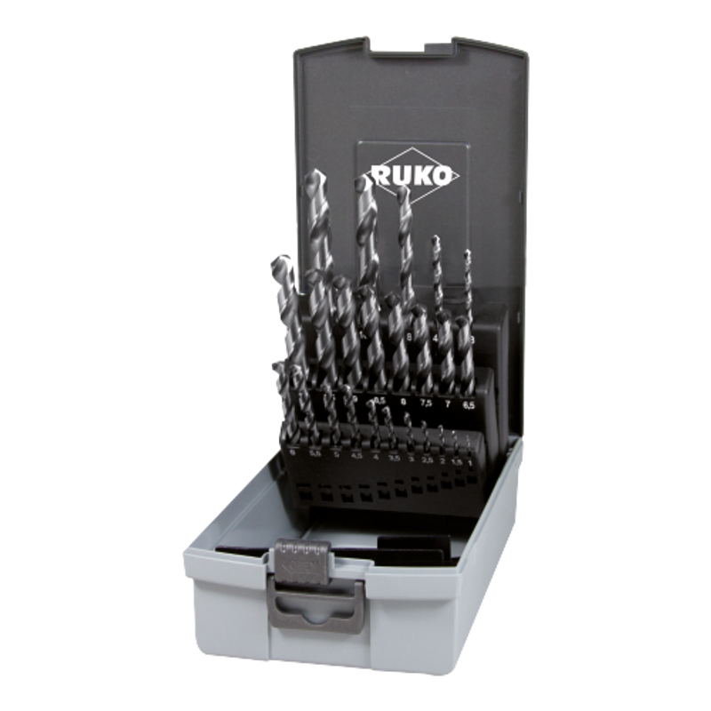 RUKO Borrsats HSS 1–10,5 mm