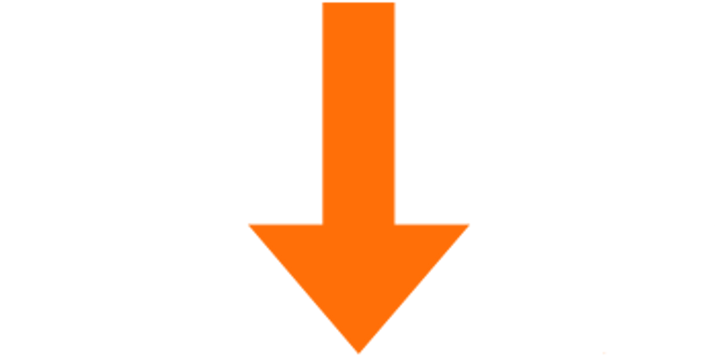 Pil till dragögla 94x150 mm – Orange