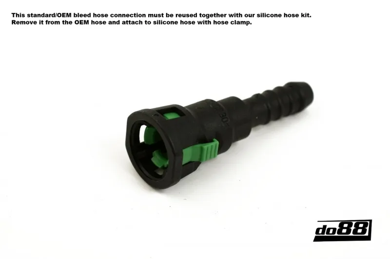 Volvo C30/C70/S40/V50 Turbo Automat (04–13) Kylarslangar Svart