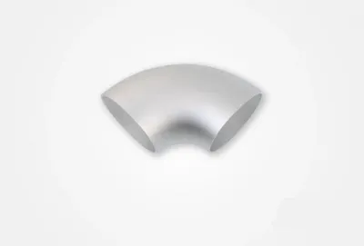 Aluminiumrör 90° 50x3 mm kort radie