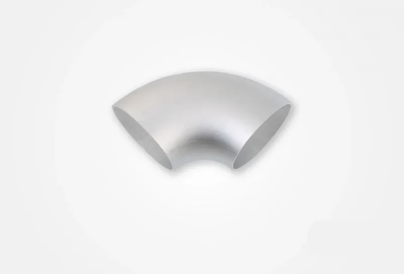 Aluminiumrör 90° 50x3 mm kort radie