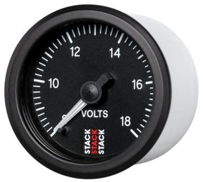 Voltmätare S52mm elektrisk voltmätare 8-18v STACK 3316