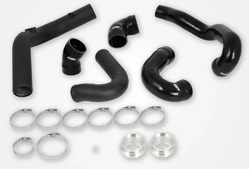 SAAB 9-5 2.8T V6 (10–11) Tryckrör med Svarta slangar