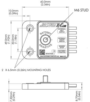 CARTEK Battery Isolator X-Club (Kit)