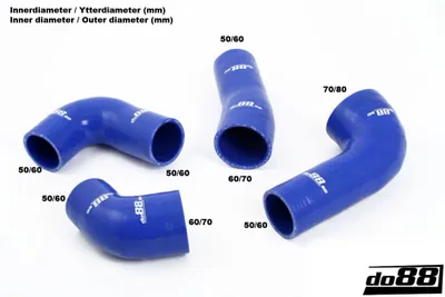 SAAB 9000 Turbo (85–90) Tryckslangar Svart